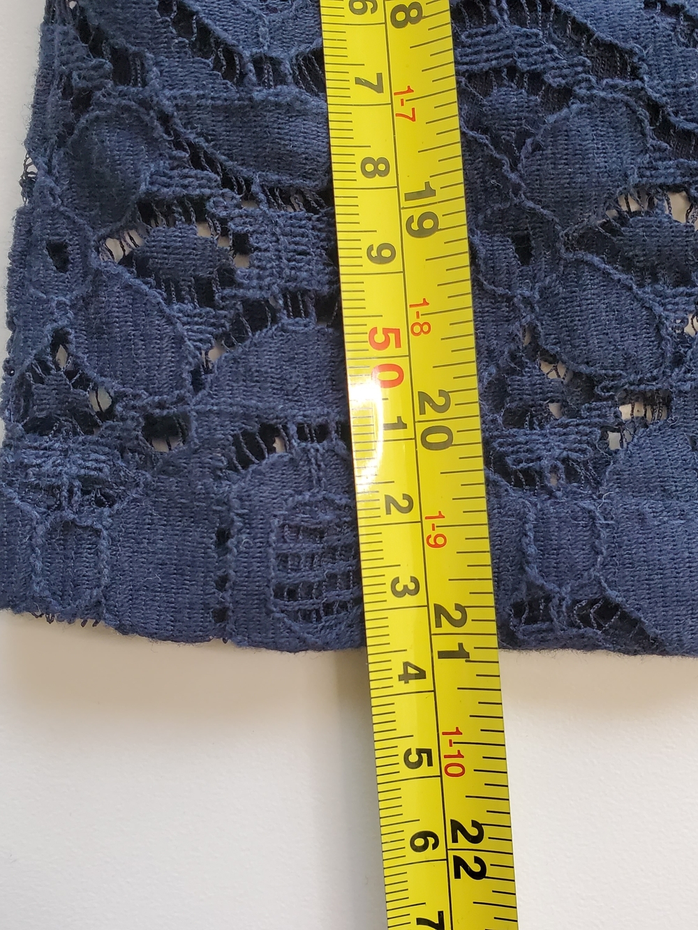 Banana Republic Women's Lace Blouse, Navy (Size 0P) - Picture 5 of 6